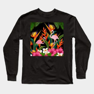 Flamingos Long Sleeve T-Shirt